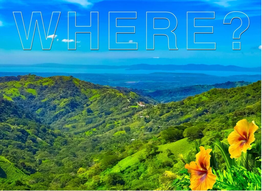 Image overlooking the mountains in Costa Rica. Header image of article "How to choose WHERE to live in Costa Rica"